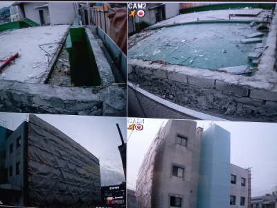 전라남도 장성 재건축 철거공사현장 사고예방보안 cctv 설치